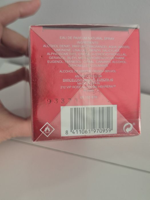 Carolina Herrera 212 VIP Rose woda perfumowana dla kobiet