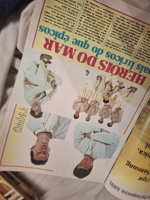 Revista nova gente 1983 Heróis do Mar com poster