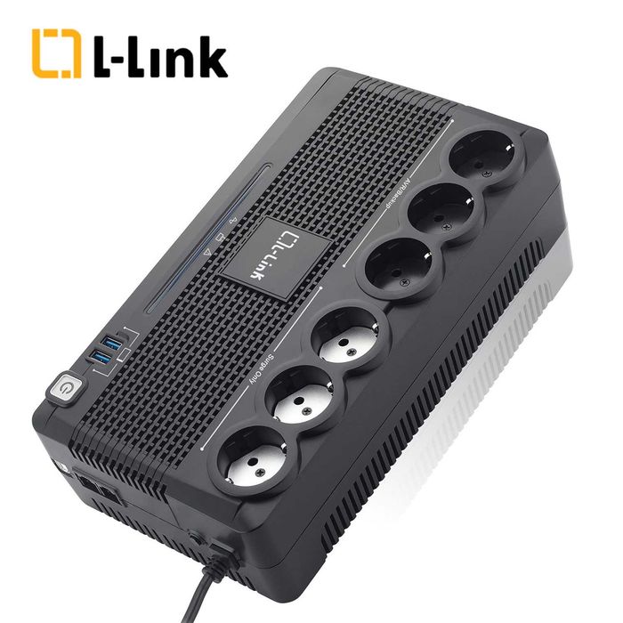 UPS L‑Link LL‑700‑G6 700VA listwa UPS, line‑interactive, 6 gniazd - Nowy