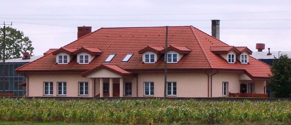 piękny dom z ogrodem