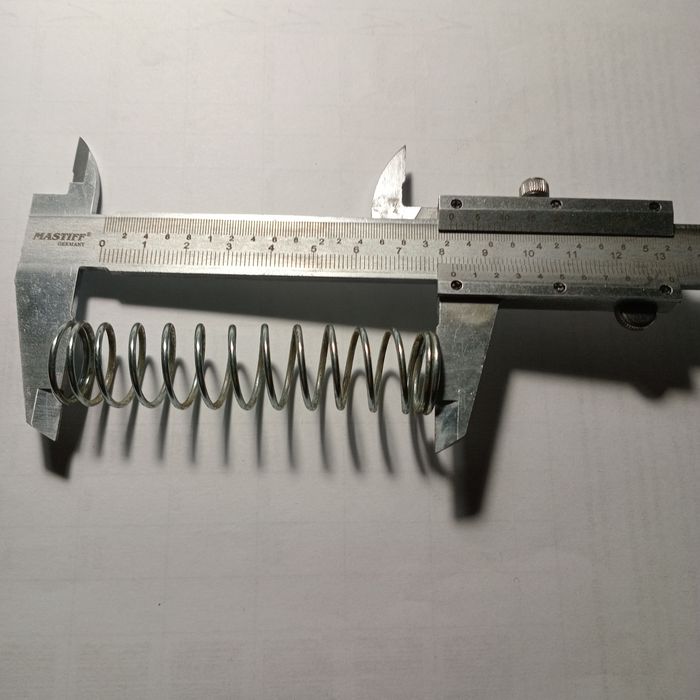 Пружина 8×2см. Нержавіюча.
