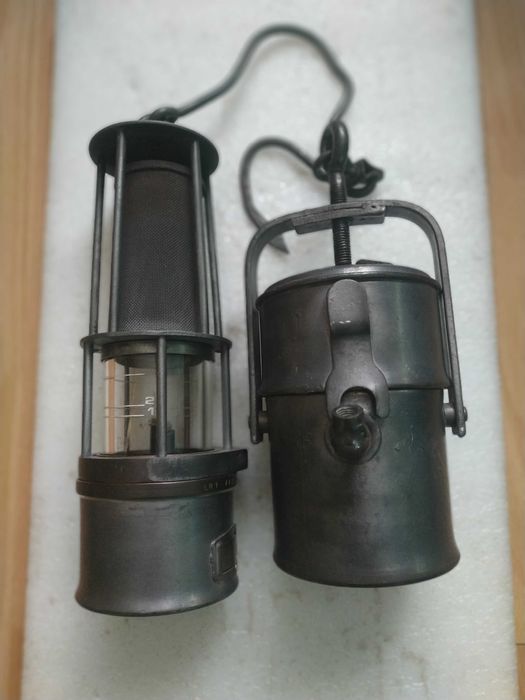 Lampa górnicza stara