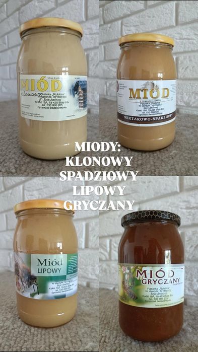 Miody z rodzinnej pasieki