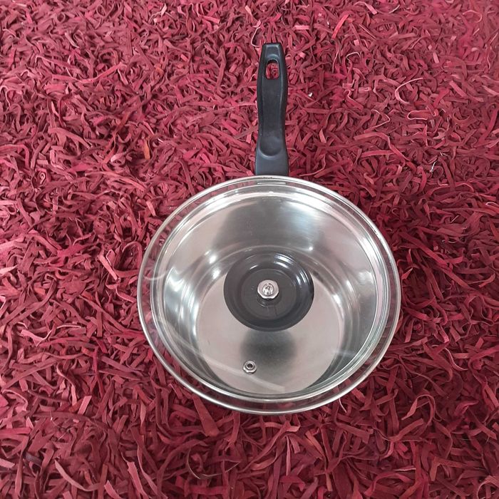 Caçarola San Ignacio em Aço Inoxidável com Tampa (16x7.5cm) 1.5L