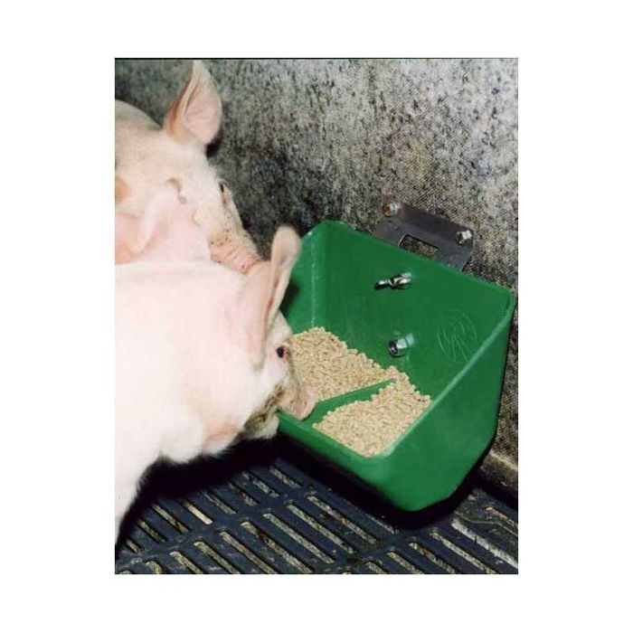 Korytko ścienne na pasze dla prosiąt