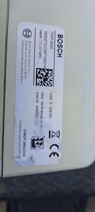 Bosch FMR-5000 - Centrala / Klawiatura wyniesiona