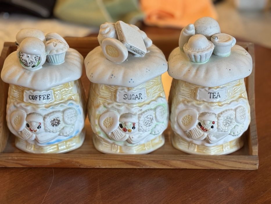 Горщики для чая, кави та цукру