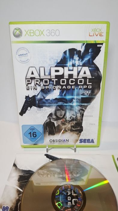Alpha Protocol Xbox 360 stan bdb