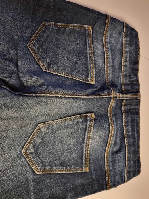 Spodnie Reserved 140 jeans ciemny granat