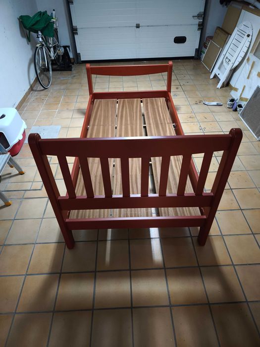 Estrutura cama de solteiro completa