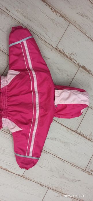 Zimowy ciepły kombinezon zimowy 2w1 z podpinką 2lata dziewczynka 92