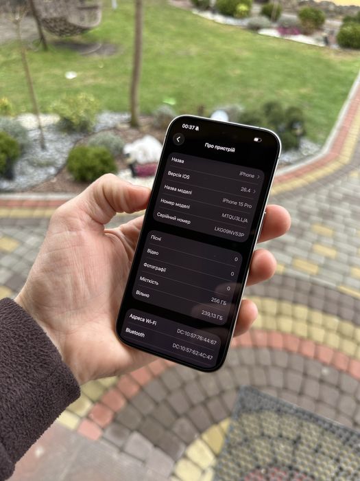 Iphone 15 pro 256 gb