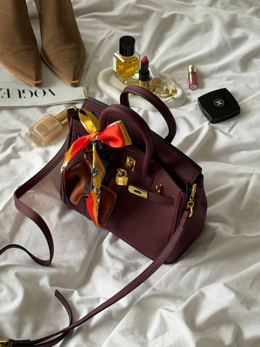 Сумка Hermès Birkin 25 / 30 Burgundy/Gold