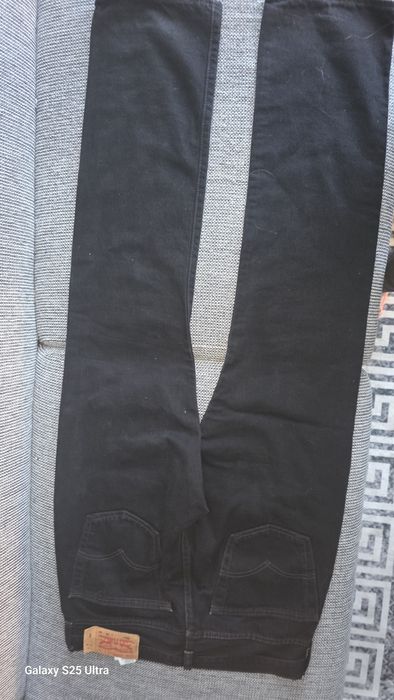 Levi Strauss jeansy czarne dżinsy 32/34