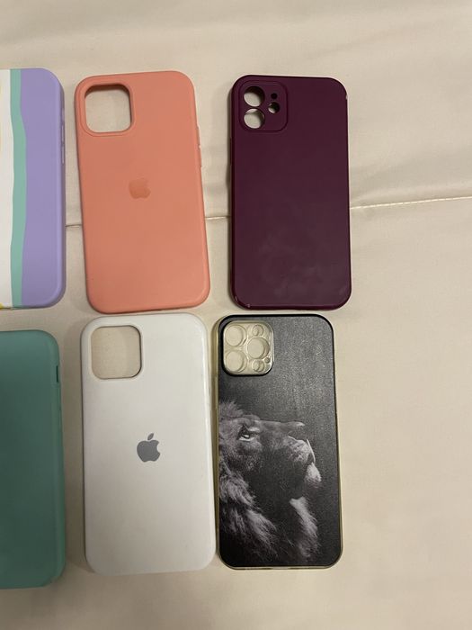 Varias capas a 3€ cada uma para iphone 12/ pro