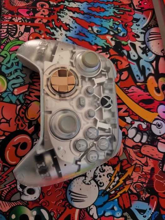 Gamepad Microsoft Xbox Ghost Cipher Edição Especial - Transparente