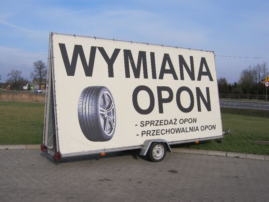 Przyczepa reklamowa przyczepka reklama bilbord Oświęcim - 300 zł