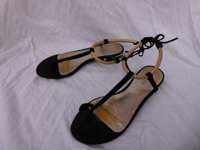 Kazar skórzane sandałki japonki 36