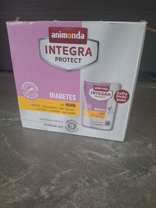 Animonda INTEGRA Protect Diabetes (z kurczakiem / mit Huhn) – weterynaryjna mokra karma dla kotów z cukrzycą