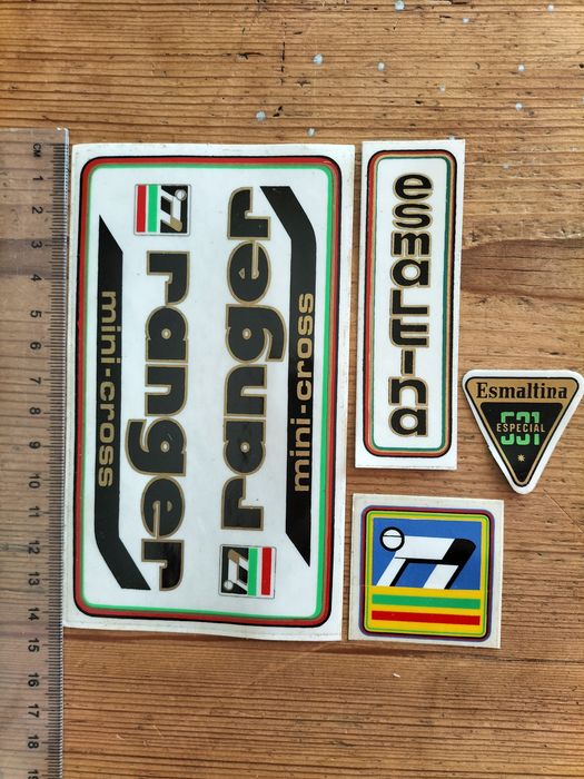Esmaltina Ranger Mini Cross Bicycle Sticker Kit