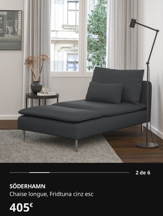 Sofá SÖDERHAMN 2x lugares com chaise longue