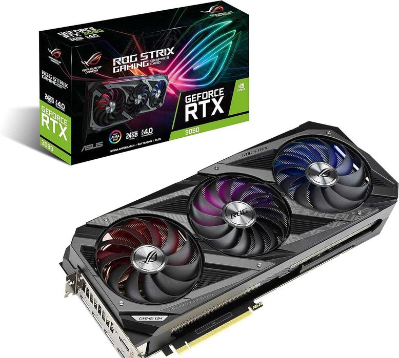 ASUS Placa gráfica ROG Strix NVIDIA GeForce RTX 3090 - TROCAS