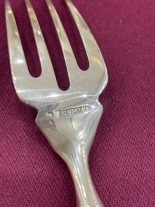 Garfo peixe prata Topazio