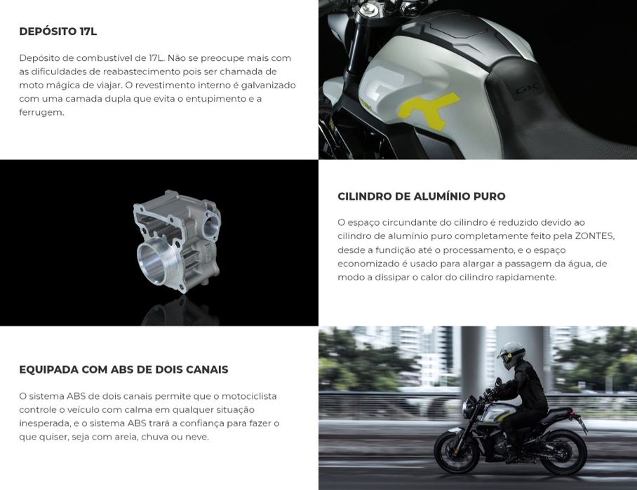 Zonte GK 125 (como nova)