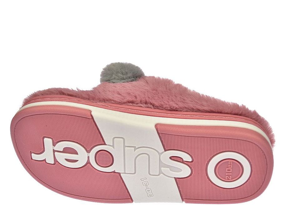 Kapcie zwierzaki pluszowe pantofle KP11C-1 róż rozm. 30