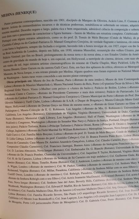 Livro "Mestres da Pintura" da Cordeiro Galerias Arte1998. PORTES GRÁTI