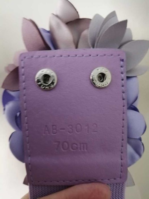 Liliowy pasek - 70 cm