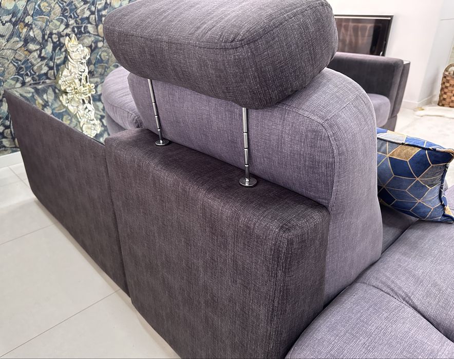 Sofá de canto c/espelhos - como novo - negociavel