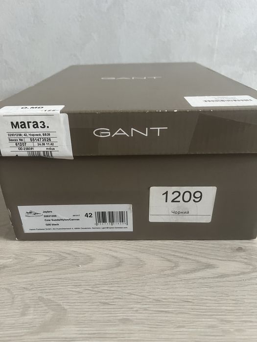 Кроссовки gant новые