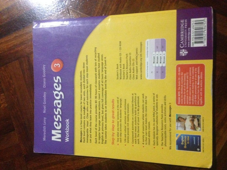 English Books Messages 3 CAMBRIDGE (Student's Book and Workbook)64740054372866122