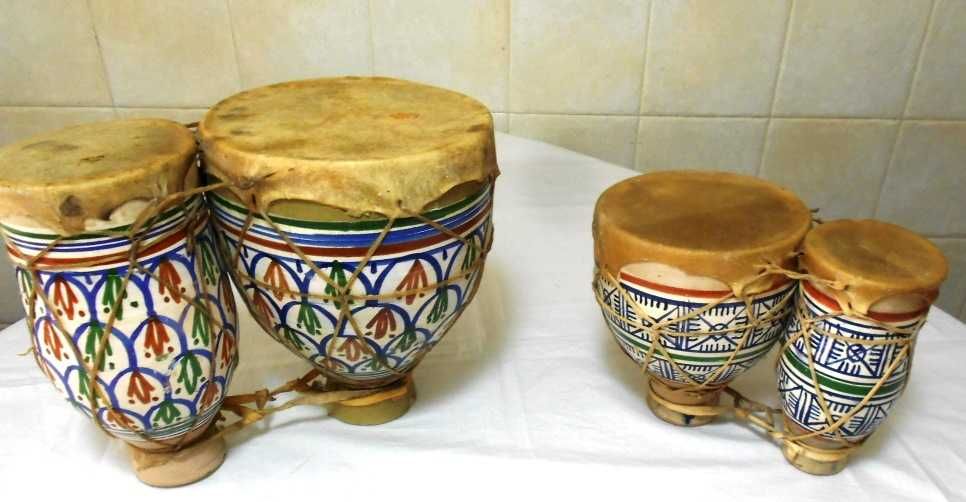 Djambé em porcelana