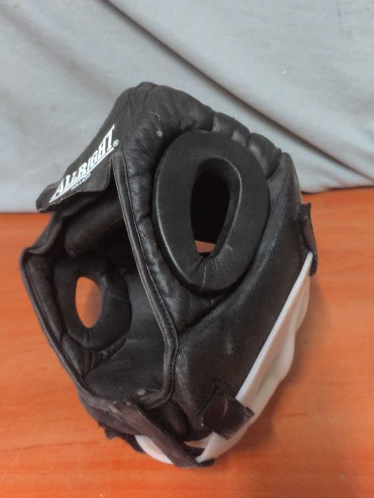 Kask bokserski ALLRIGHT Senior z odpinaną kratą – sparingowy