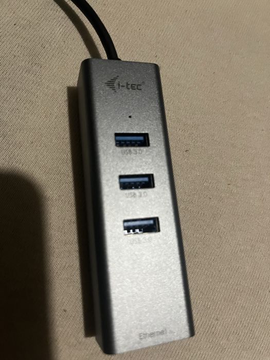 Adapter z USB na RJ-45 3x USB 3.0