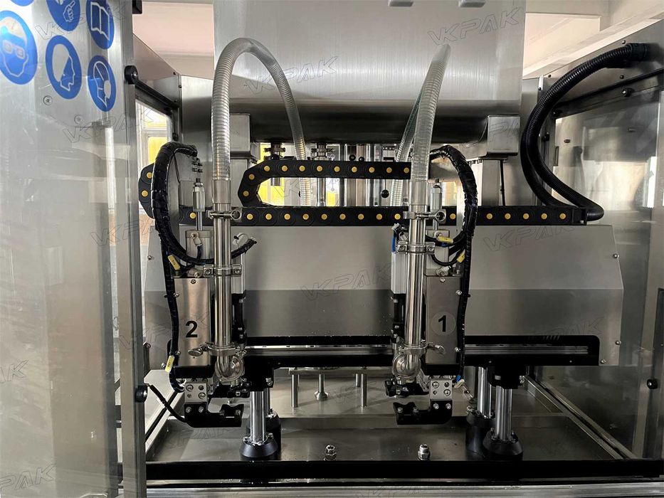 Máquina automática de enchimento de garrafas de pasta de molho de mel