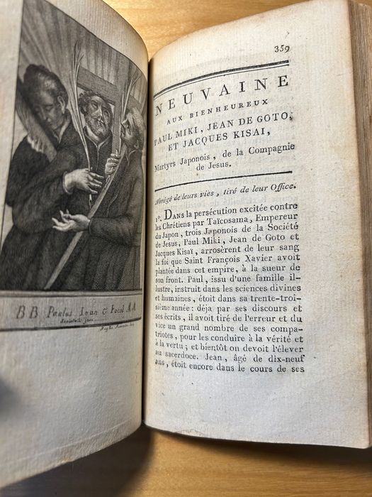 Livro antigo Companhia de Jesus