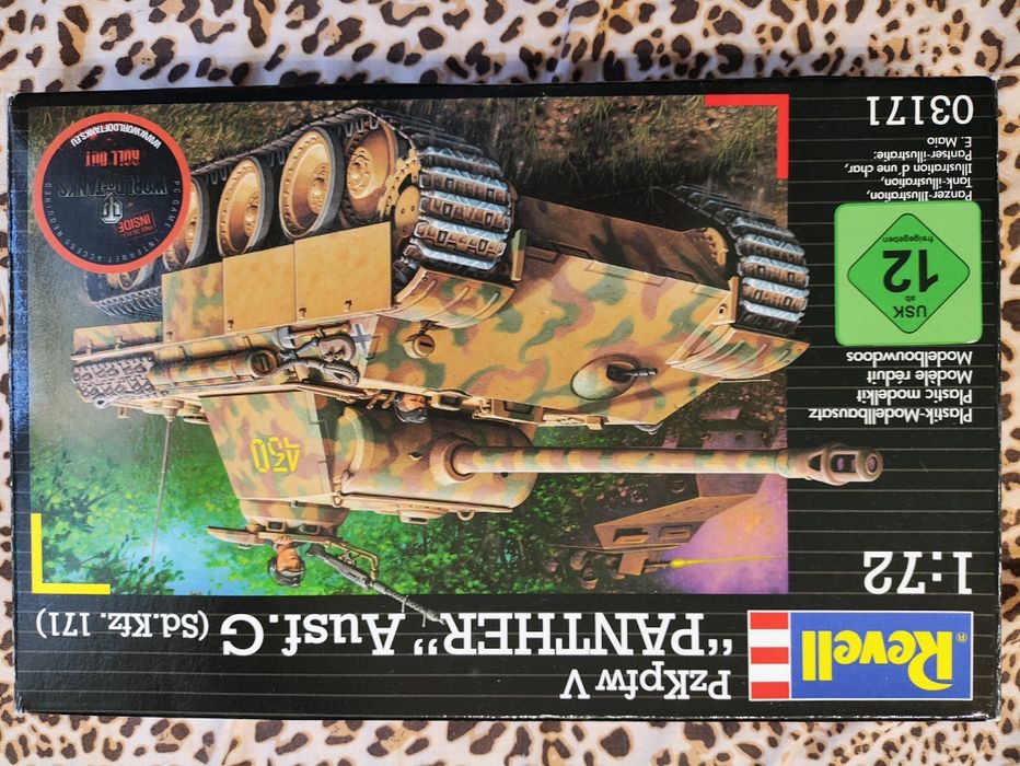 Збірні моделі танків Tiger ll Ausf.B, Panther Ausf.G