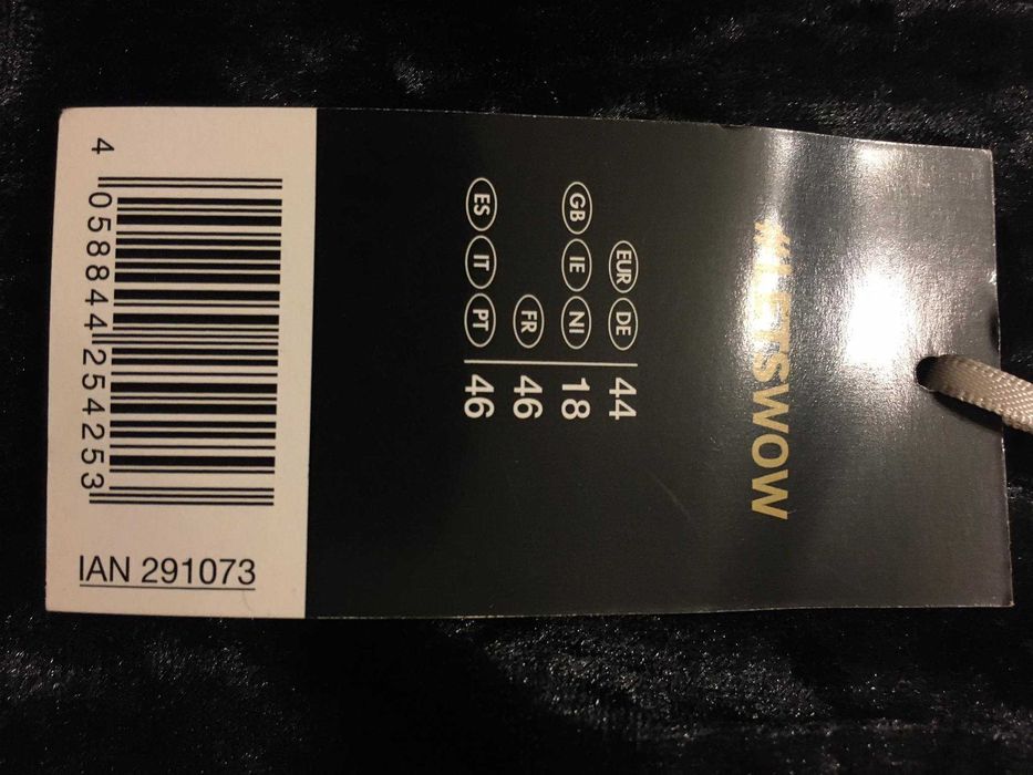 Czarna spódnica, rozmiar 44