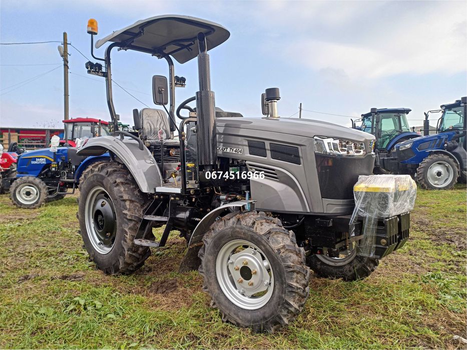 Мінітрактор Скаут TY-404 SR з козирком компресор реверс примусова