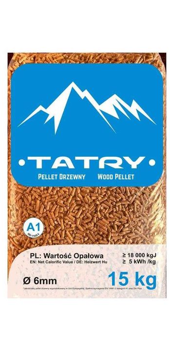 DOSTĘPNY Pellet sosnowy pellet Tatry 100% sosnowy producent olczyk