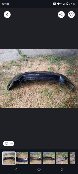 Задний бампер Фиат стило stilo абарт