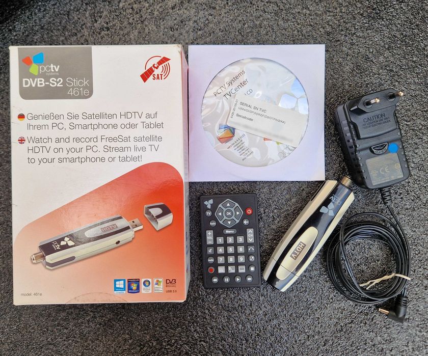 Sintonizador TV Satélite HD – DVB-S2 Stick 461e
