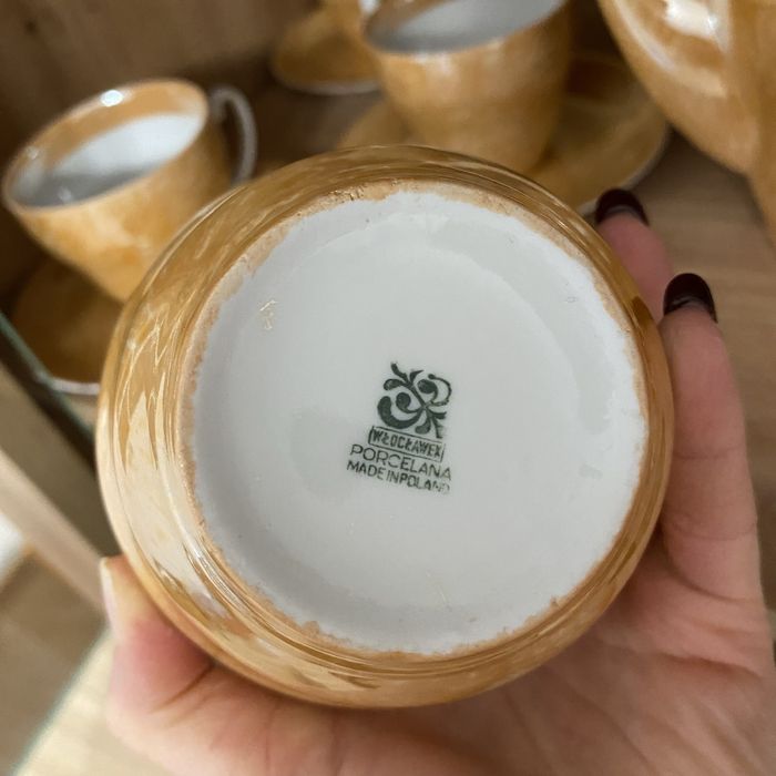Zestaw kawowy z porcelany