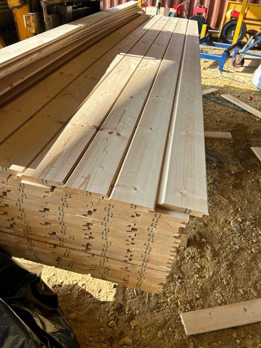 deska elewacyjna. Świerk skandynawski. Podbitka dachowa, 20x145mm