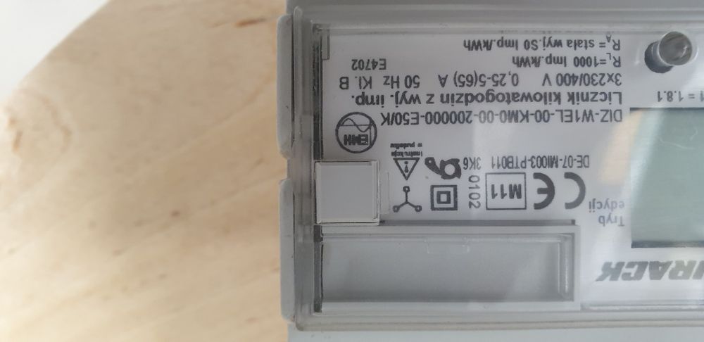 Licznik podlicznik SCHRACK 3 fazowy bezpośredni