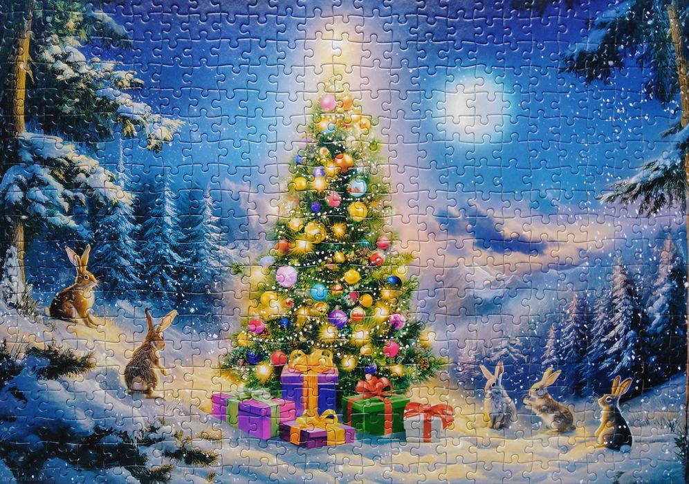 Puzzle * 500 * Christmas  Cherry Pazzi Castorland 3 szt.