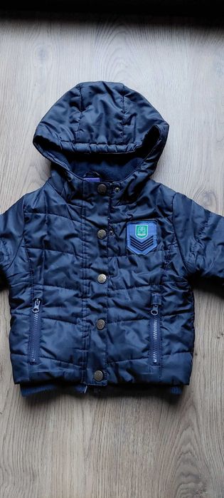 ciepła kurtka zimowa z polarem r. 86